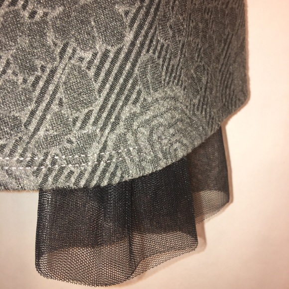 Free People Mini Dress XS Beaded Floral Fit Flare - Picture 4 of 6